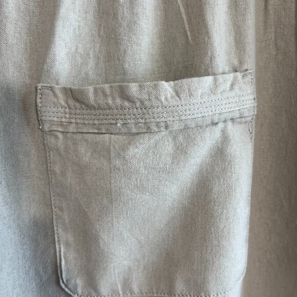 Naturals d&co beige Linen Blend pant - Picture 4 of 6